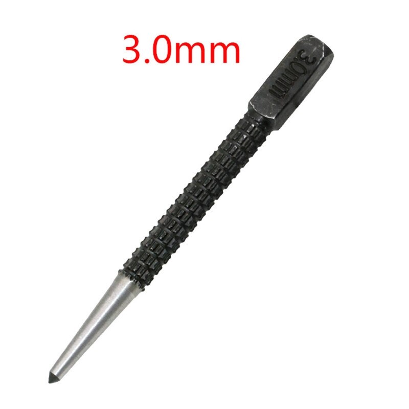 3 Pcs 3/32" Heavy Duty Centre Punch Steel Metal Spring Loaded Marking Hole Tool