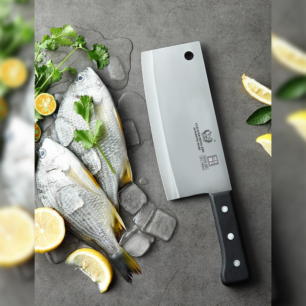 8 zoll Küche Messer Edelstahl Fleisch Hacken Hackmesser schneiden Gemüse Chinesische Kochmesser