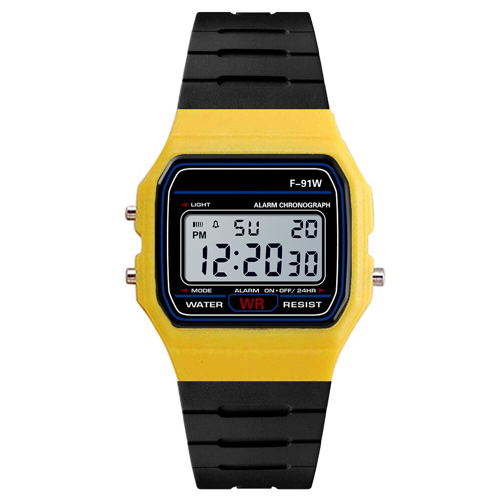 Plastic Horloges Mannen Led Digitale Horloges multifunctionele Elektronische Horloges Mannen Sport Horloges skmei relogio montre homme: 166221yellow