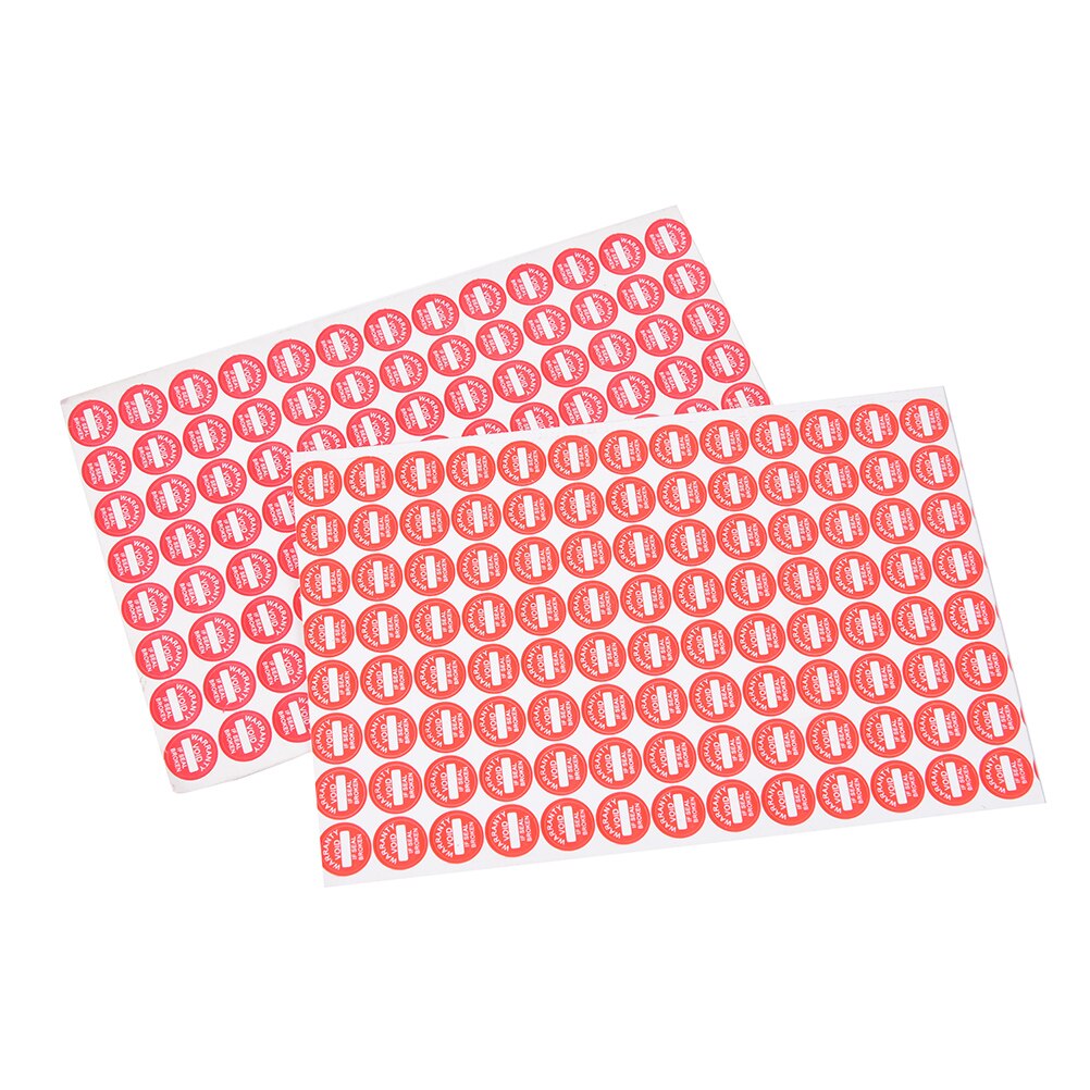 208Pc 10Mm Garantie Fragiele Seal Label Sticker Universele Gegarandeerd Leegte Sticker