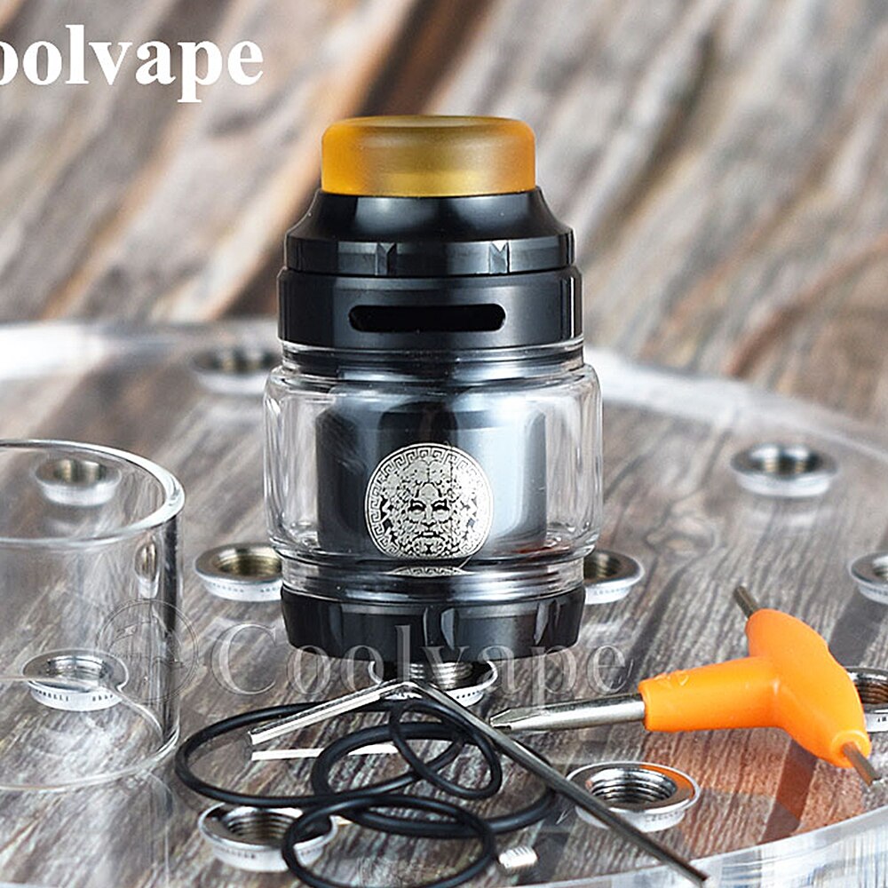 coolvape Zeus RTA Atomizer 3.5ml 4.5ml 510 thread vape tank with vaporizer rta rebuildable e cigatomizer vs Zeus X mesh RTA