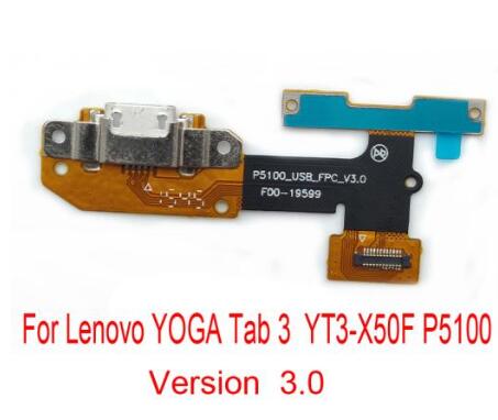 Dock Verbinder Ladegerät Für Lenovo Yoga Tab 3 YT3-X50L yt3-x50f yt3-x50 yt3-x50m p5100_usb_fpc_v3.0 USB Hafen Ladung biegen Kabel: P5100
