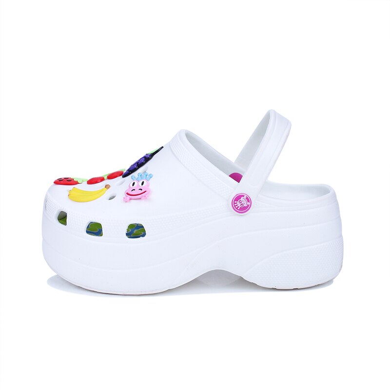 Pheron söta sandaler kvinnor öka höjden 6 cm plattformssandaler träskor mulor skor kvinnor tofflor sandaler femme nouveau