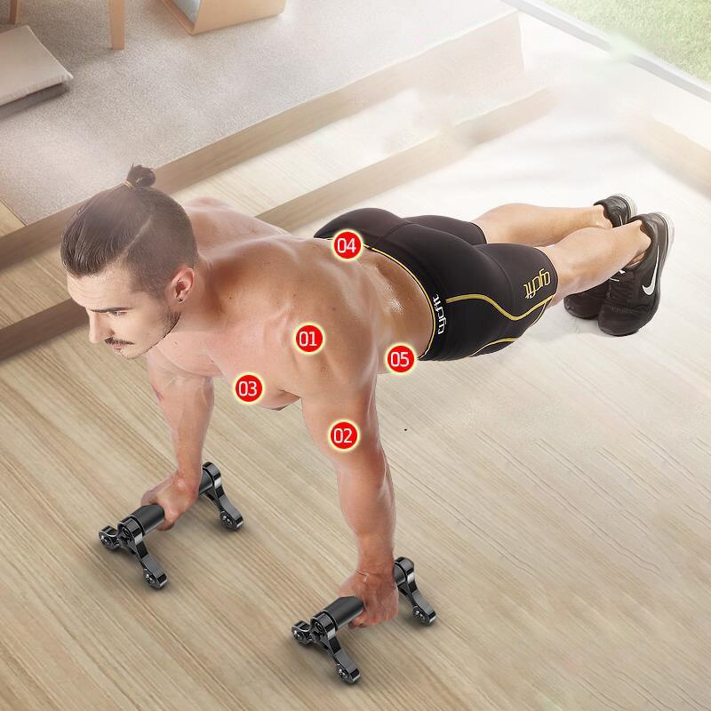 Fitness Rubber Push-Up Stands Bars For Gym Body Building Muscle Exercises Abdomen Chest Push Ups Hand Grip Trainer Tools