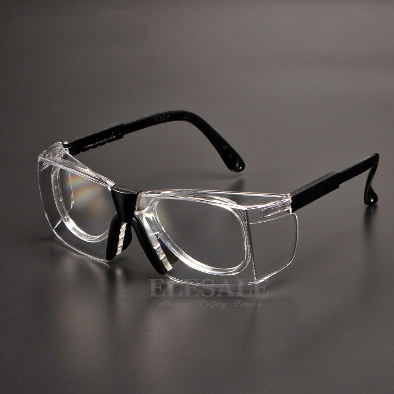 Óculos protetores antirrespingo, proteção de olhos para trabalho, resistente a impacto, com lente óptica, armação para carpinteiro