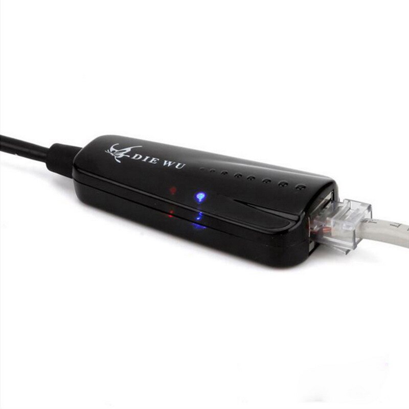 Kebidu Mini 10/100Mbps USB 2.0 Ethernet USB vers RJ45 carte réseau filaire adaptateur Lan Hub pour Windows 7/8/10/Vista/XP Linux PC