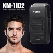 110-240V Black Health Beauty Electric Trimmer Hair Trimmer Shaving Trimmers Hair Clipper Portable Kemei