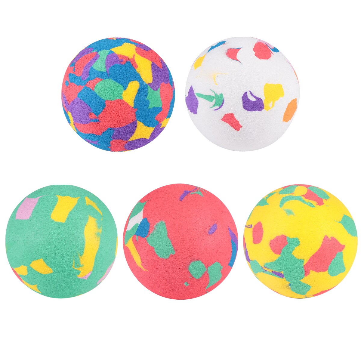 12pcs Bounce Balls Colorful Bouncy Balls Jumping Balls Children Kids Balls