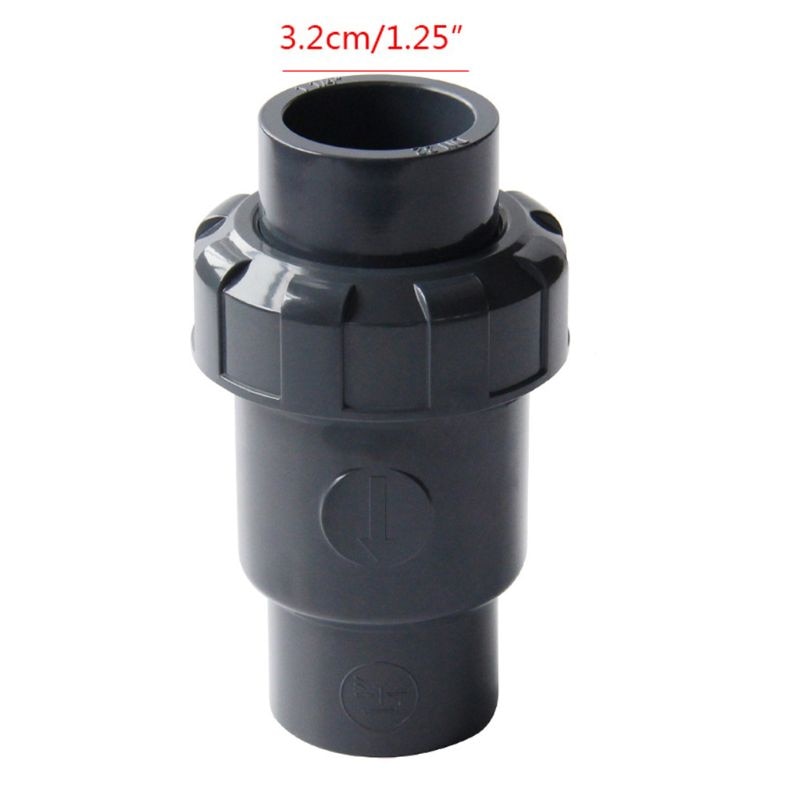 Pvc -rördelar backventil vvs -systembeslag 20mm 25mm 32mm