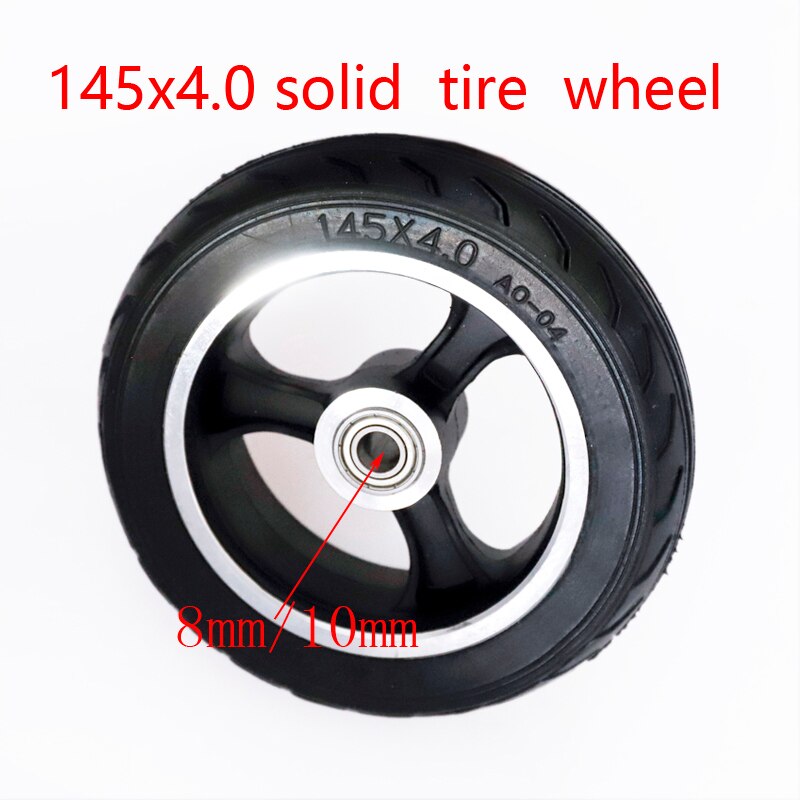Fast Wheel Fo Widened Rear Wheel 6 Inch Electric Scooter 145x40 Solid Tire 6x2 Aluminum Wheel Tire