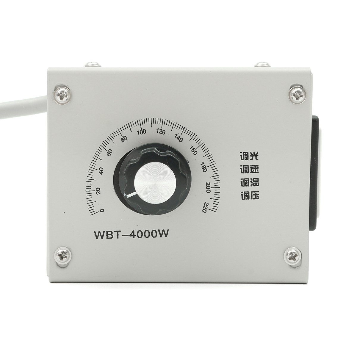 Motor Speed Controller 4000W AC 220V Variable Voltage Controller Control For Fan Speed Motor Dimmer 107x56x84mm
