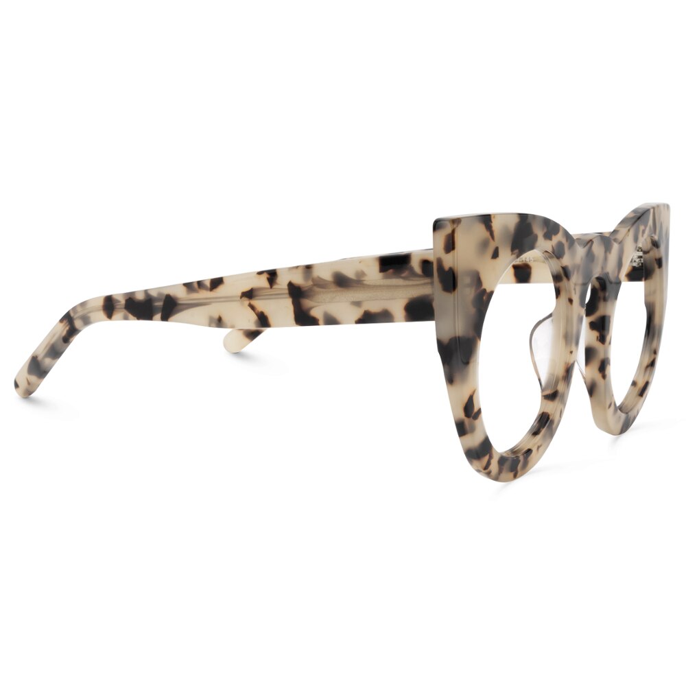 Zeelool Vintage Oversized Thick Cat Eye Glasses Fr Grandado