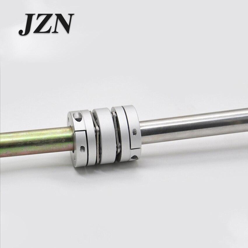! (1PCS) Aluminum alloy flexible double diaphragm coupling large torque screw servo motor coupling
