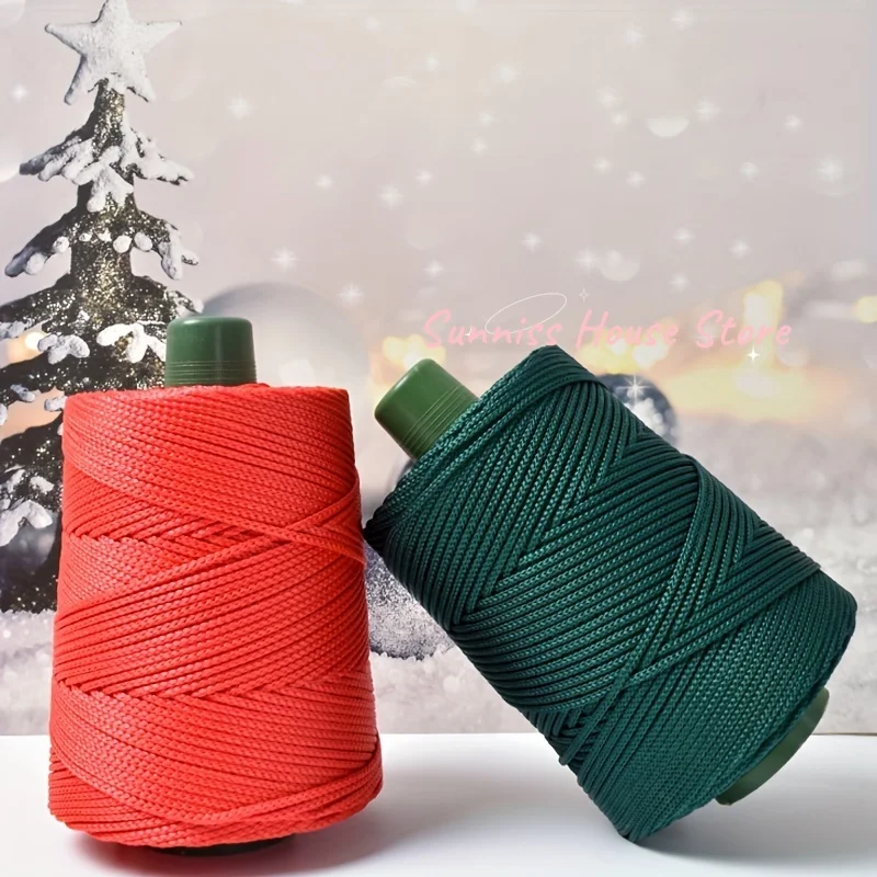 230G Polyester Häkelgarn 3mm Hohlgarn Leichte Viskose Eisseil Hutgarne Handgewebtes Garn Diy Hakenkissen Hohl Helle Seide
