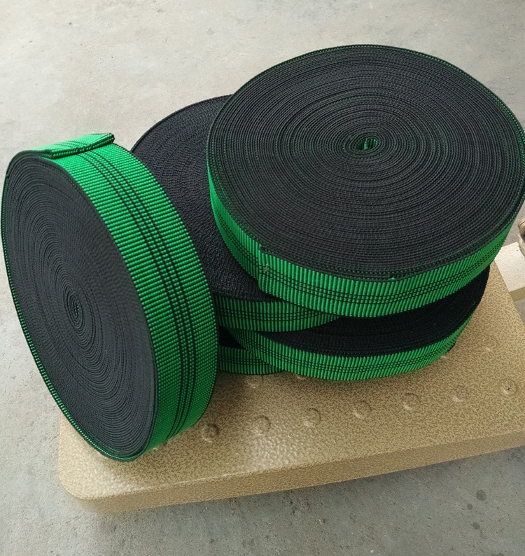 5/10 meters/partij breed 5 cm/7 cm bekleding stof-elastische latex tape elastische meubels sofa bandjes + geven 25 stuks vaste nagels