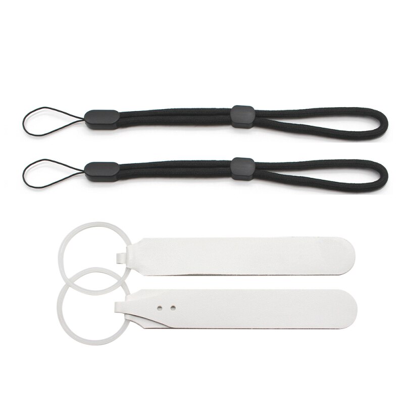 For Oculus Quest2 VR Glasses Touch Controller Grip Straps Adjustable Wrist Strap For Oculus Quest2 Anti Falling Fixed Belt: 03 white 20cm