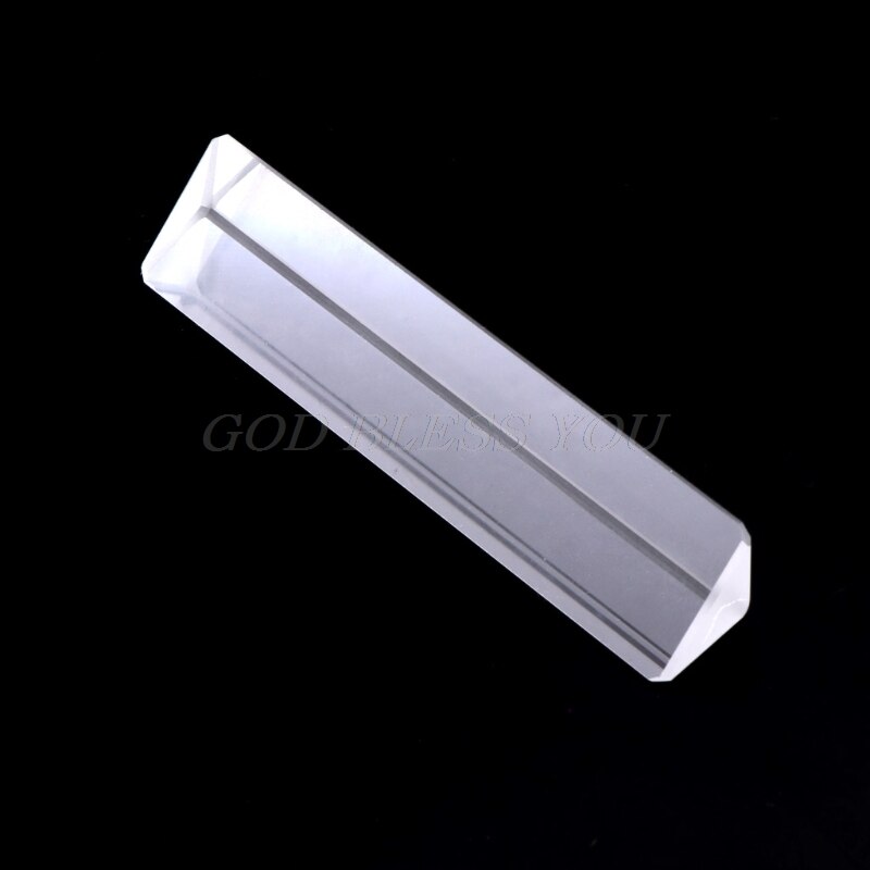Triangular color prism K9 Optical Glass Right Angle Reflecting Triangular Prism For Teaching Light Spectrum
