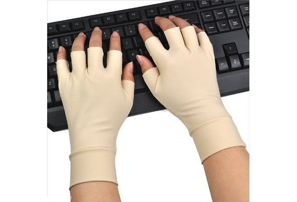 1 paar Artritis Opluchting Handschoenen Wasbaar Nylon Spandex Anti Hand Compressie