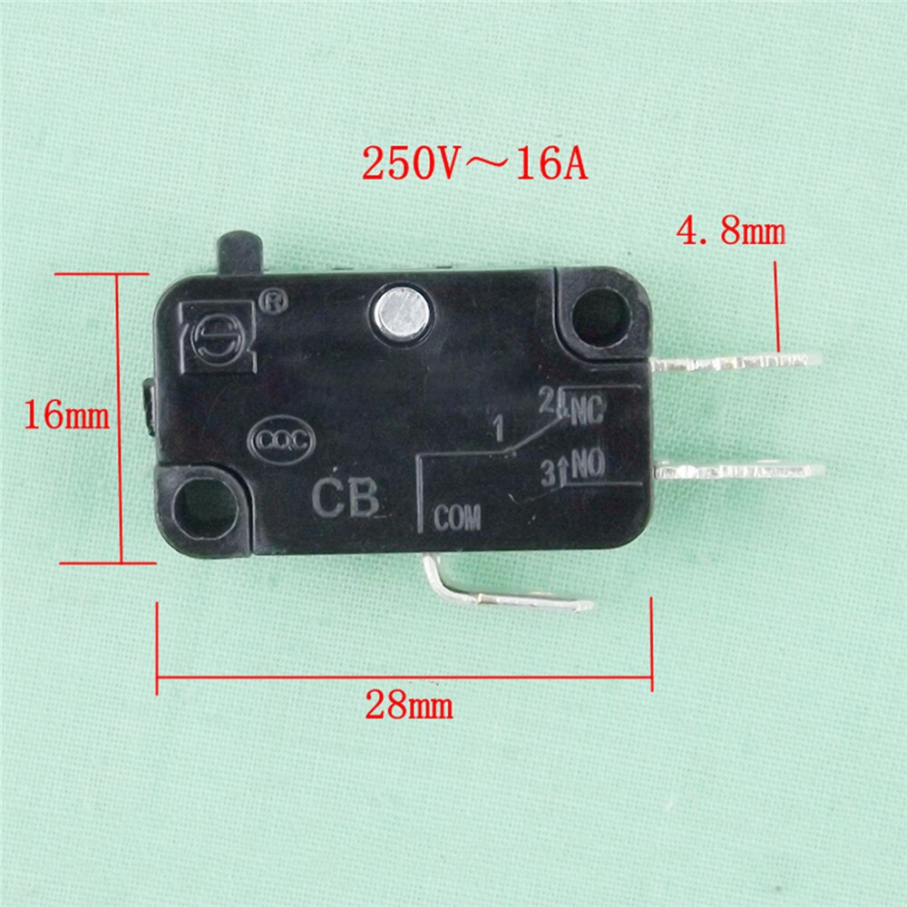 5pcs/set 250V 16A High Power Micro Switch for Microwave Electric Rice Cooker Micro Switch