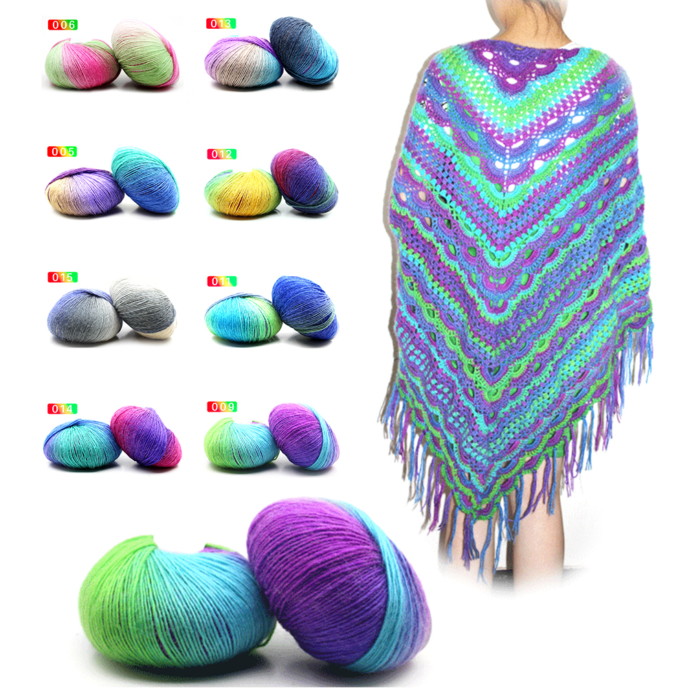 Hilo de punto de línea de lana de para calcetines, suéter, hilo de lana tejido a mano, hilo escolar para tejer crochet