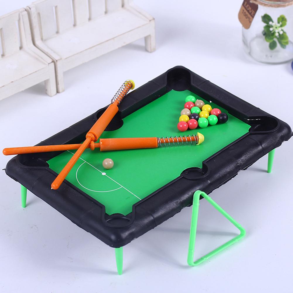 Grappige Kinderen Mini Tafel Biljart Pool Simulatie Draagbare Desktop Speelgoed Set Party Ouder-kind Interactief Spel Speelgoed