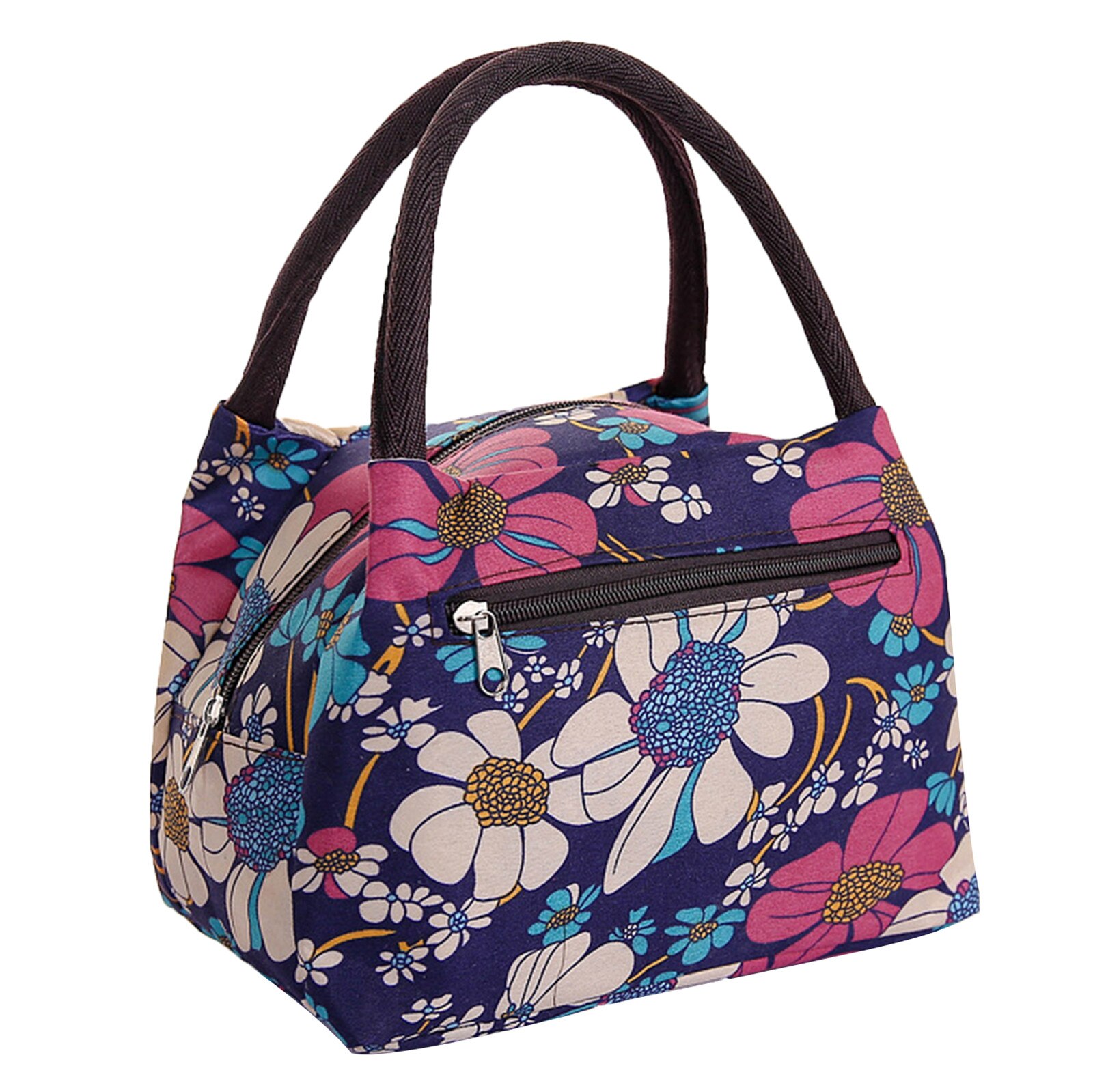 Lunch Box Portable Insulated Canvas Lunch Bag Handbag Portable lunch Box Bag Mommy Bag Schoolgirl Bag Waterproof Small Bag