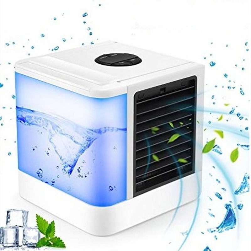Portable Digital Air Conditioner Fan Convenient Mini Air Cooler Personal Space Easy Cool Purifies Humidifier Air Cooling Fan