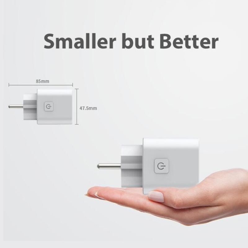 Ewelink – prise intelligente wi-fi, contrôle avec application EU, synchronisation de la prise, module de contrôle d&#39;automatisation intégré, compatible avec alexa google Alice,