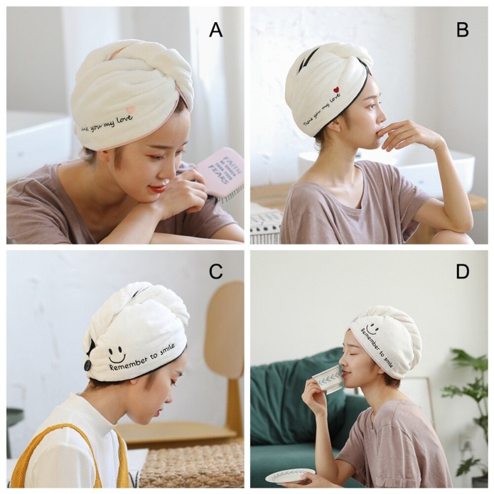 Sneldrogende Salon Handdoek Hoed Microvezel Quick Dry Tulband Super Absorberende Cap Magic Hair Voor Sneldrogende Bad Douche zwembad Wrap