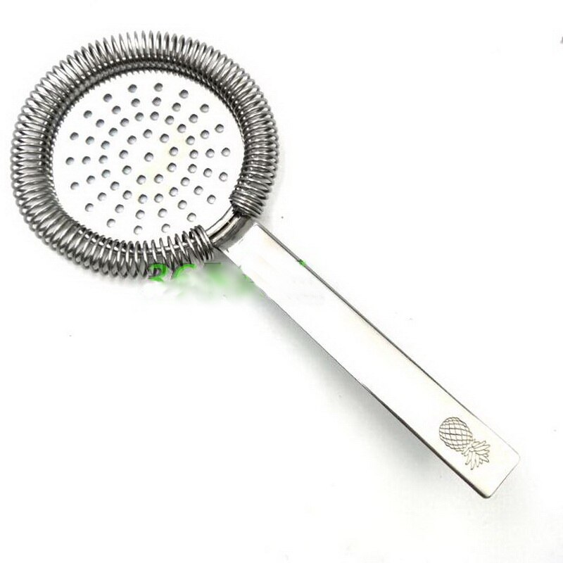 304 stainless steel pineapple ice Bar Strainer separator stirring ice filters: pineapple