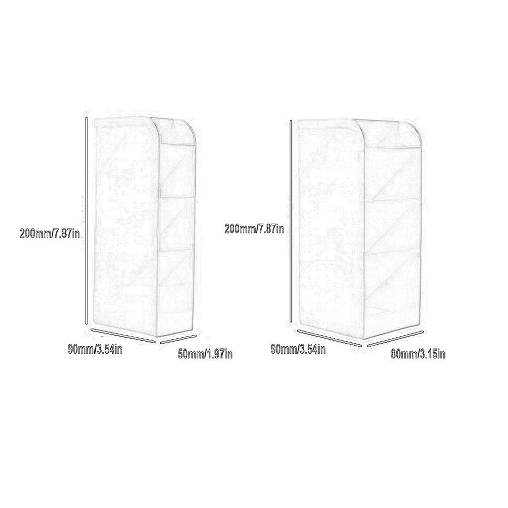 Ergonomic Desk Stationery Box Drawer Organizer Inclined Pen Holder office supplies Rectangular Stationery Organizer