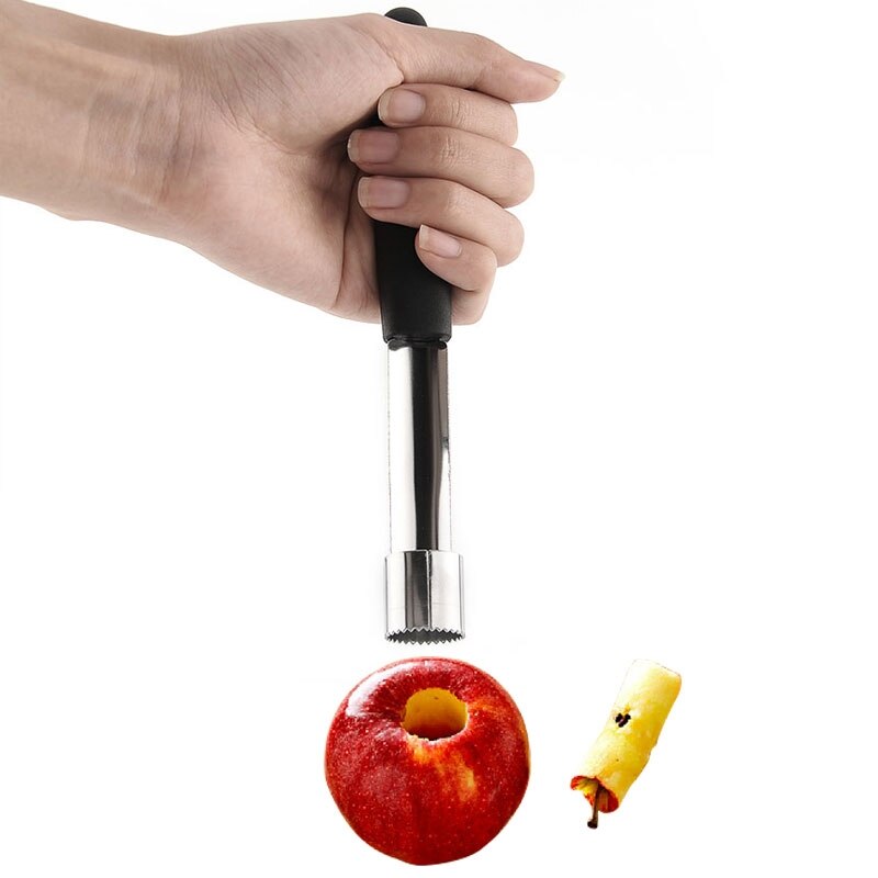 Æblekernefjerner 1 stk rustfrit stål twist frugt kerne frø fjerner æble kerne såmaskine køkken gadgets værktøj