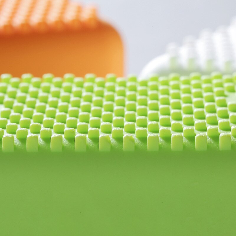 Multifunction Silicone Cleaning Brush Soft Hair Laundry Shoes Cleaner Underwear Clothes Dual Purpose Brush Home Cleaning Tools