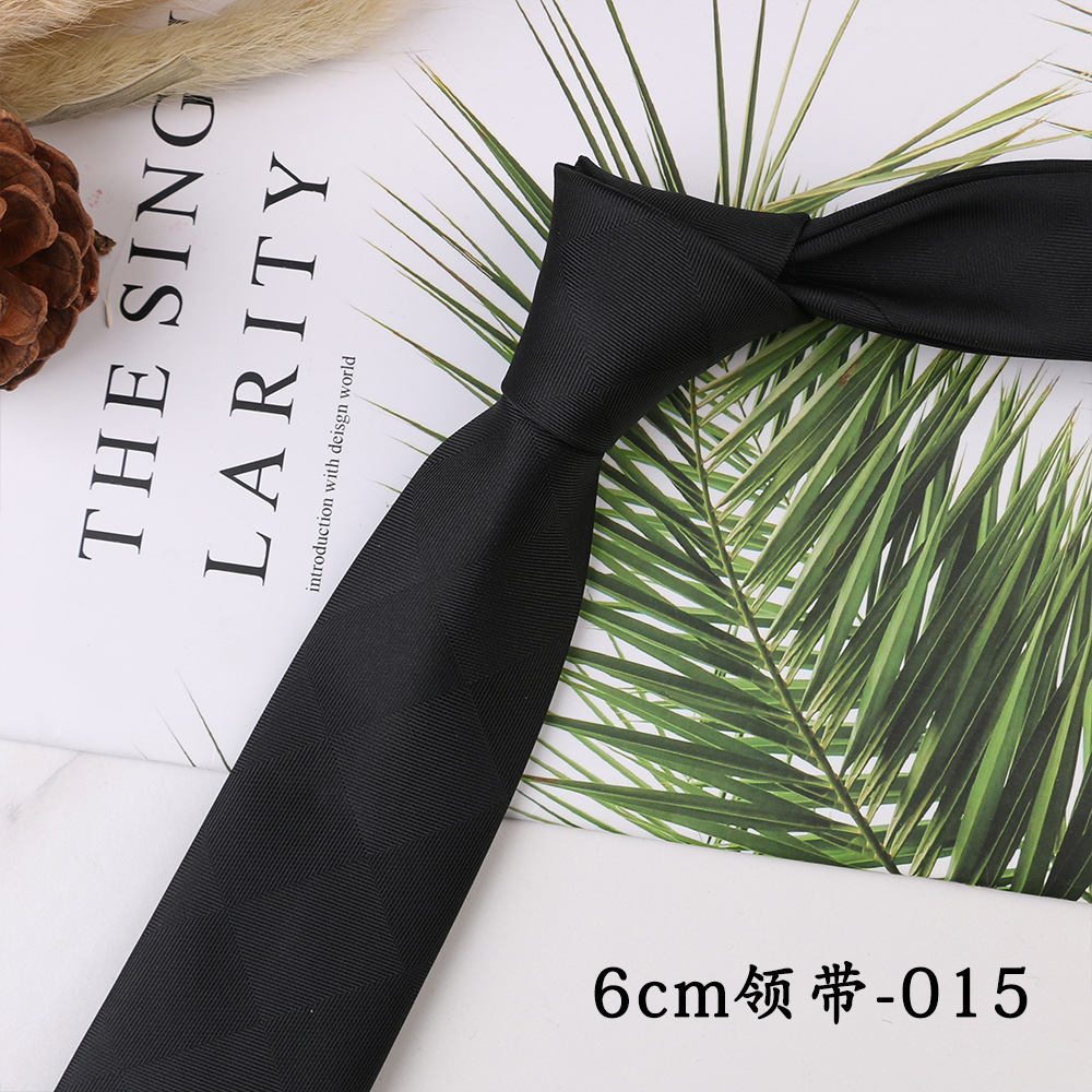 Cravatte sottili alla moda da 6 cm Cravatte classiche da uomo a righe scozzesi floreali Blu vino Cravatte da sposa Cravatte da uomo in poliestere intrecciato jacquard: Arancione