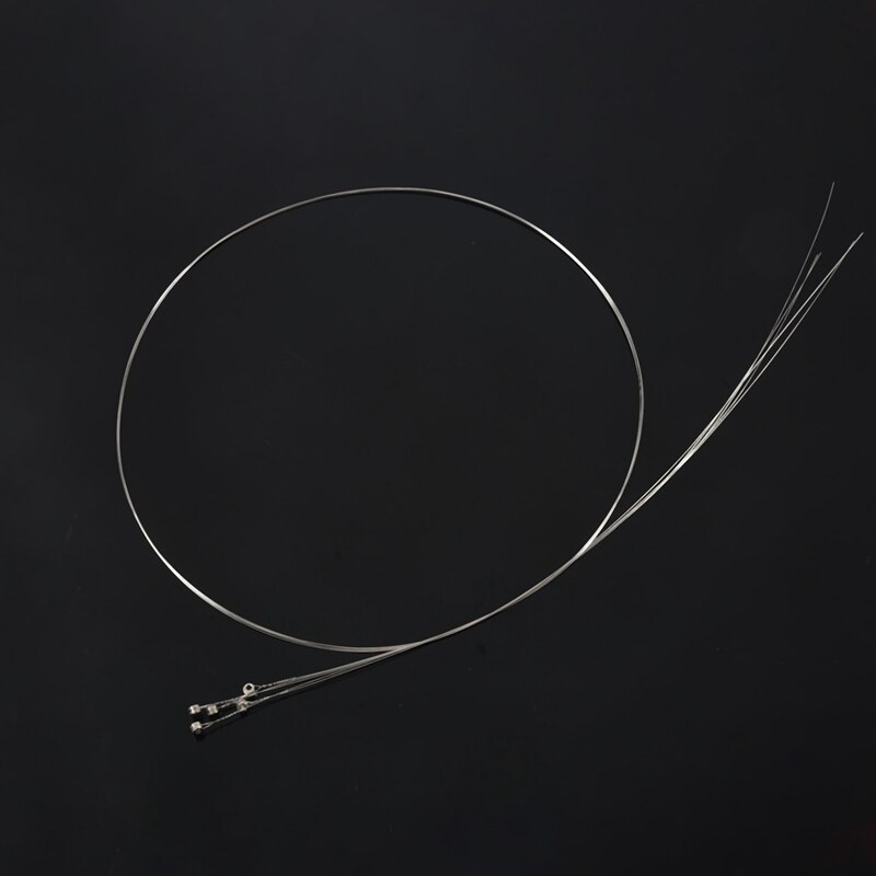 10 Stuks Silver Tone Stalen Snaren E-1 Voor Akoestische Gitaar