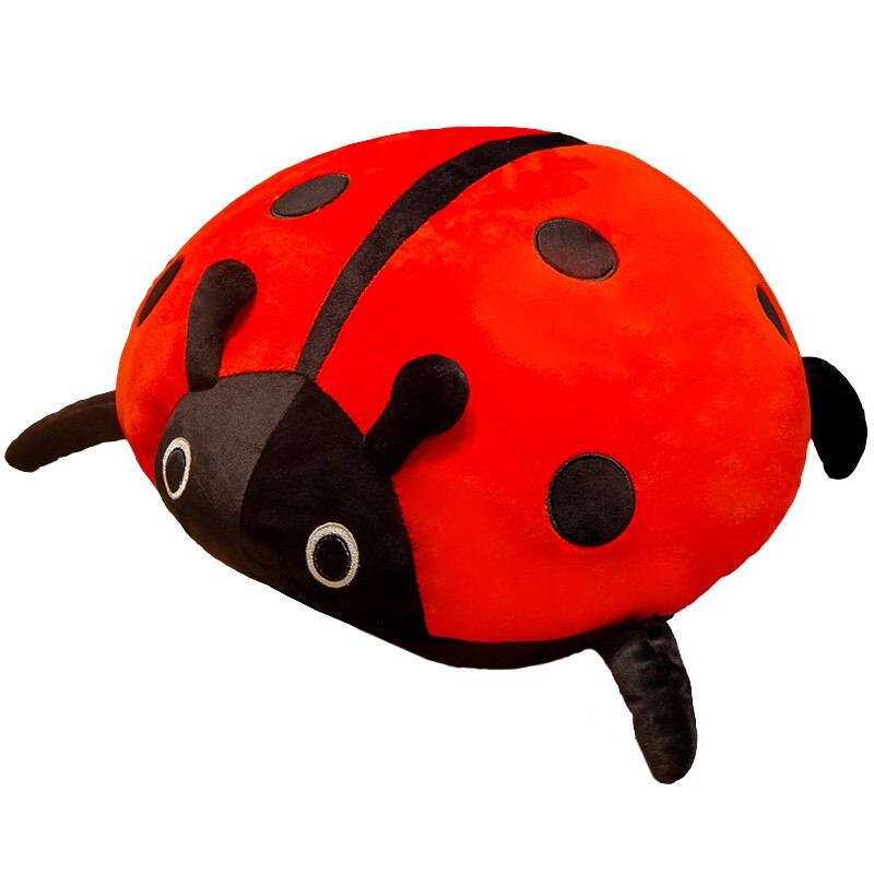 Huggable Nice 80cm/60/40cm/ cute plush toy soft colorful ladybug ladybird insect doll pillow cushion children birthday