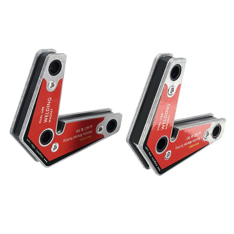 2pcs Dual-Use Strong Welding Corner Magnet/Neodymium Magnetic Holder Twin Pack