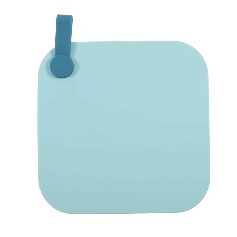 Tapete de drenaje de silicona, anillo de sellado de alcantarillado, cocina, baño, desodorante, cubierta de suelo, fregadero del hogar, tapón cuadrado transparente para bañera: Rojo