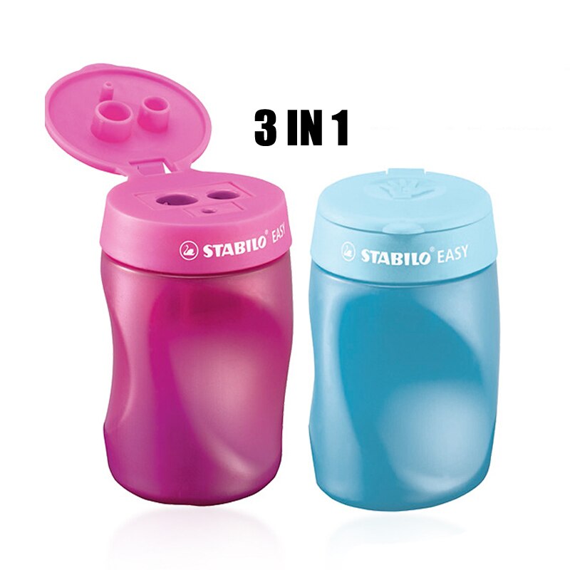 Stabilo 4502 Easy 3 In 1 Pencil Sharpener Pen Knife Pencil Charpener School Stationery