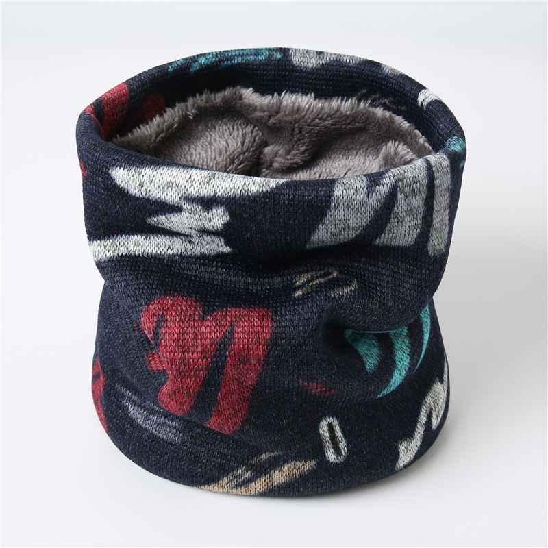 Winter Ring Scarf Neck Warm Infinity Knitted Scarves Retro Snood Circle Scarf Multifunction Headscarf Face Mask: 3