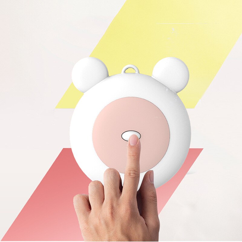 USB Portable Wearable Air Purifier, Personal Mini Air Necklace Negative Ion Air Freshener - No Radiation Low Noise for child: Blue