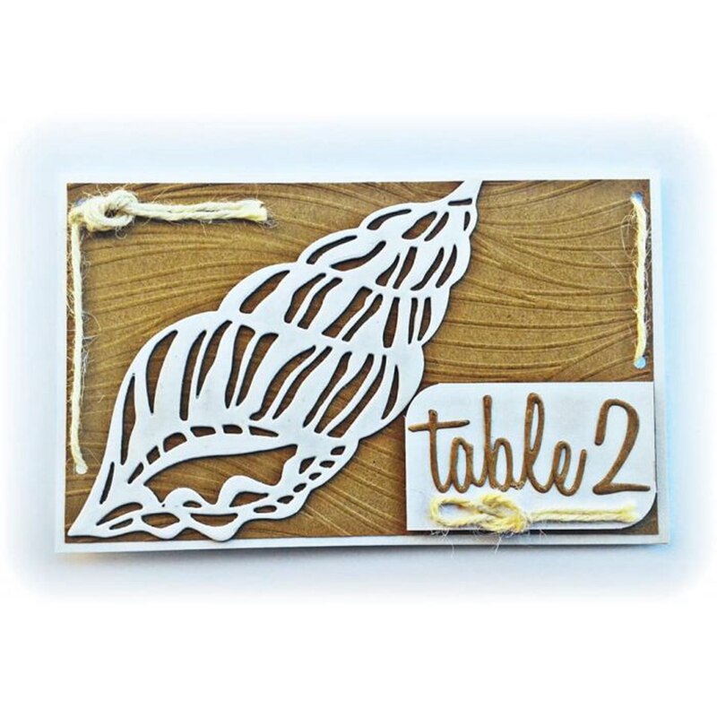 Sea Conch Shell Starfish Metal Cutting Dies For DIY Scrapbooking Embossing Decorative Crafts Supplies Cards Making