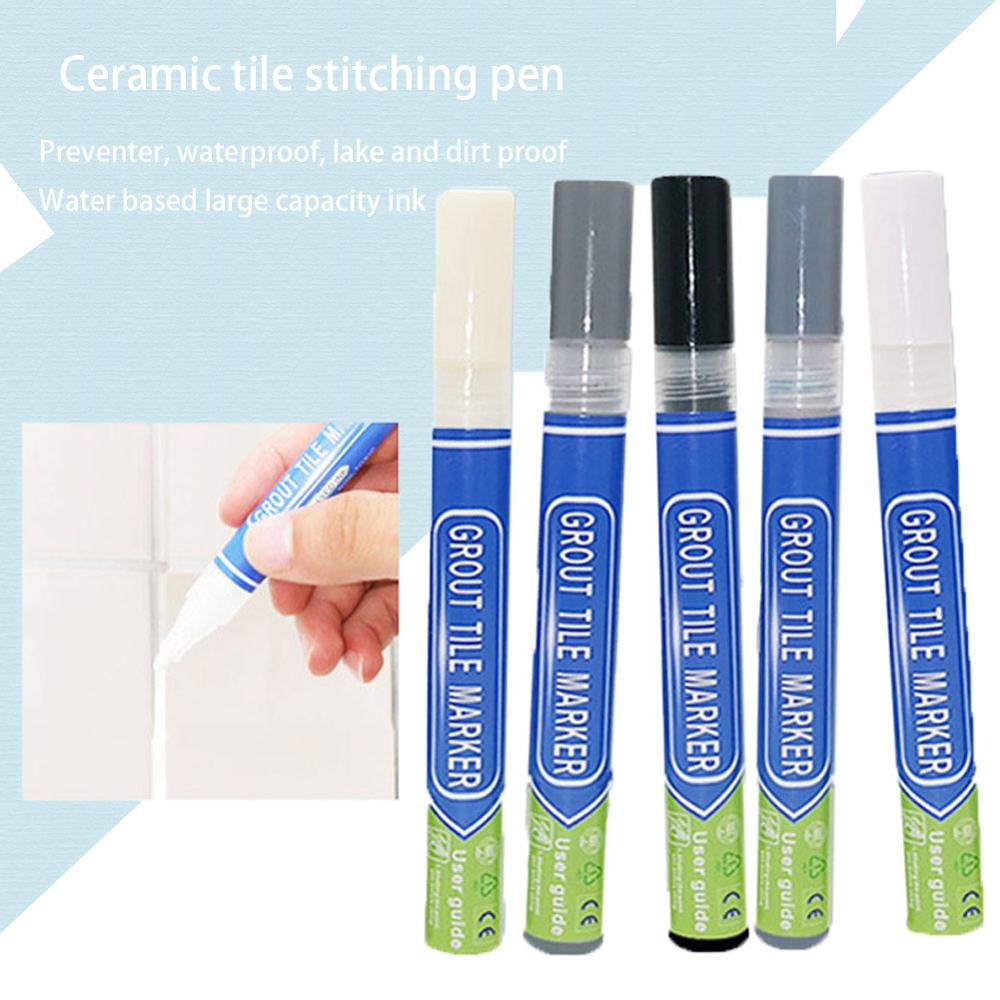 Rotulador de lechada para el hogar, rotulador de lechada resistente al agua para cocina, reparación instantánea de azulejos, antimoho, Color aleatorio, novedad