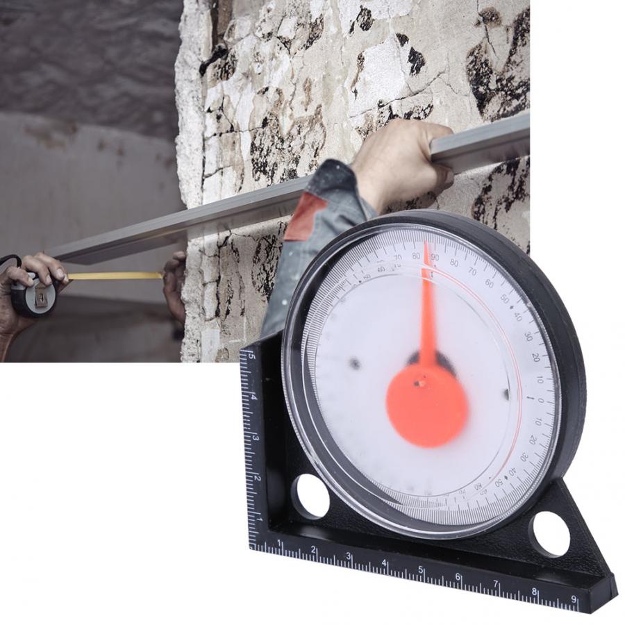 Multifunctional Plastic Slope Inclinometer Angle Finder Level Meter Measuring Tool Slope Level Meter