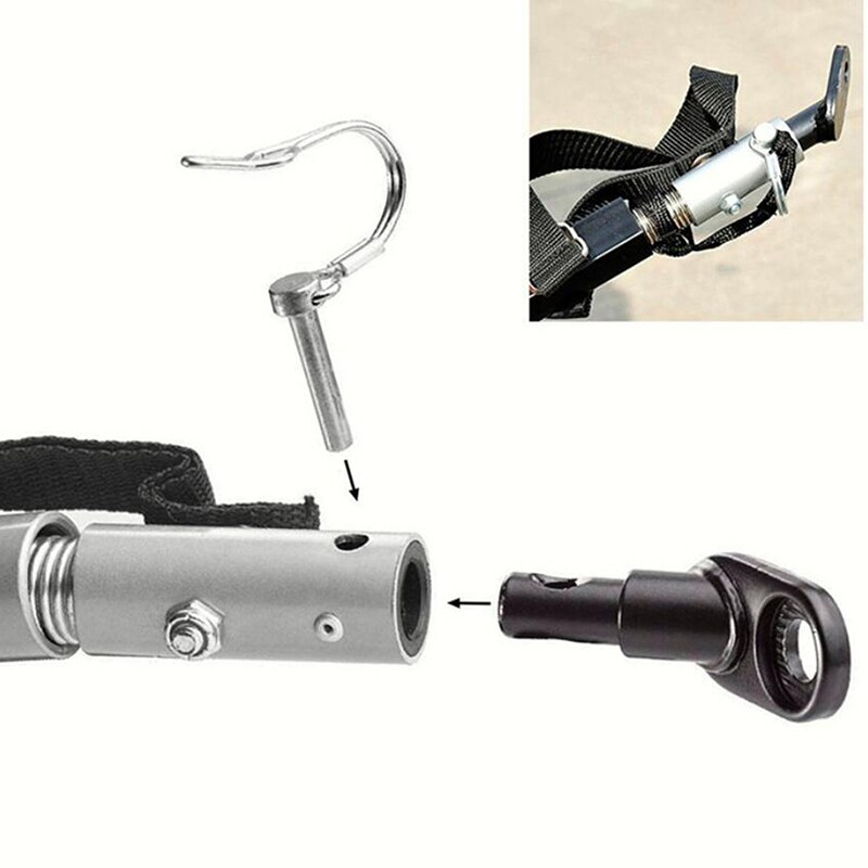 Enlace de acero para remolque de bicicleta, enganche clásico para bebés y mascotas, fácil de instalar, Universal