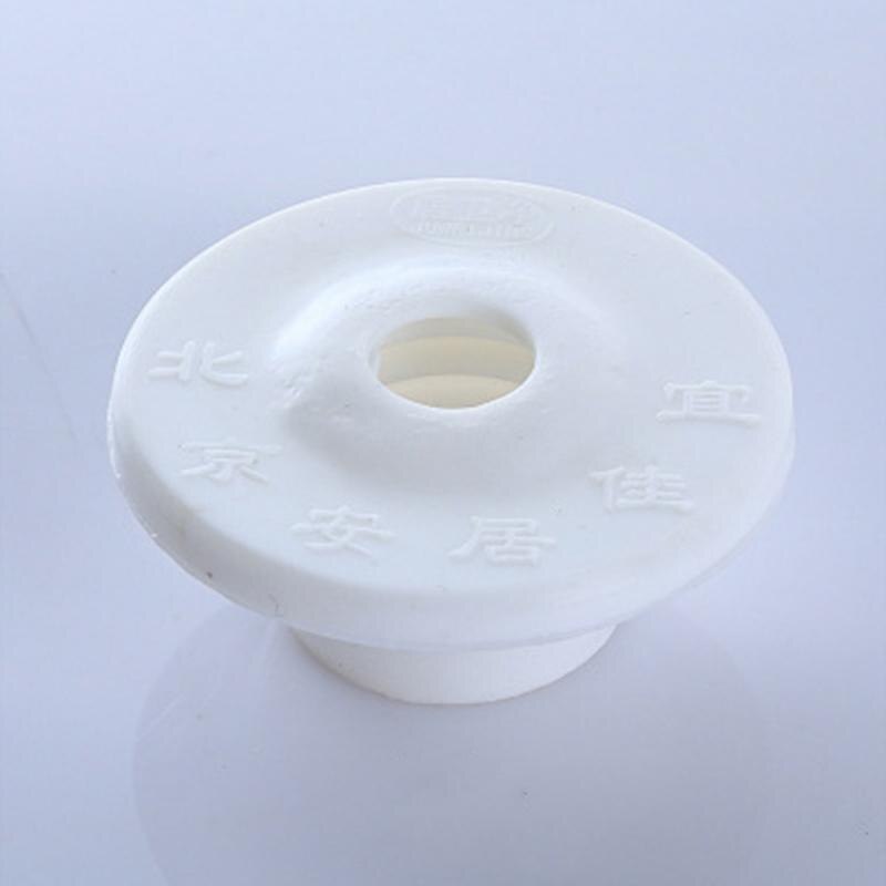 Sewer Pipe Sealing Ring Deodorant Silicone Floor Drain Sealing Ring Washing Machine Pipe Sewer Sealing Plug: white