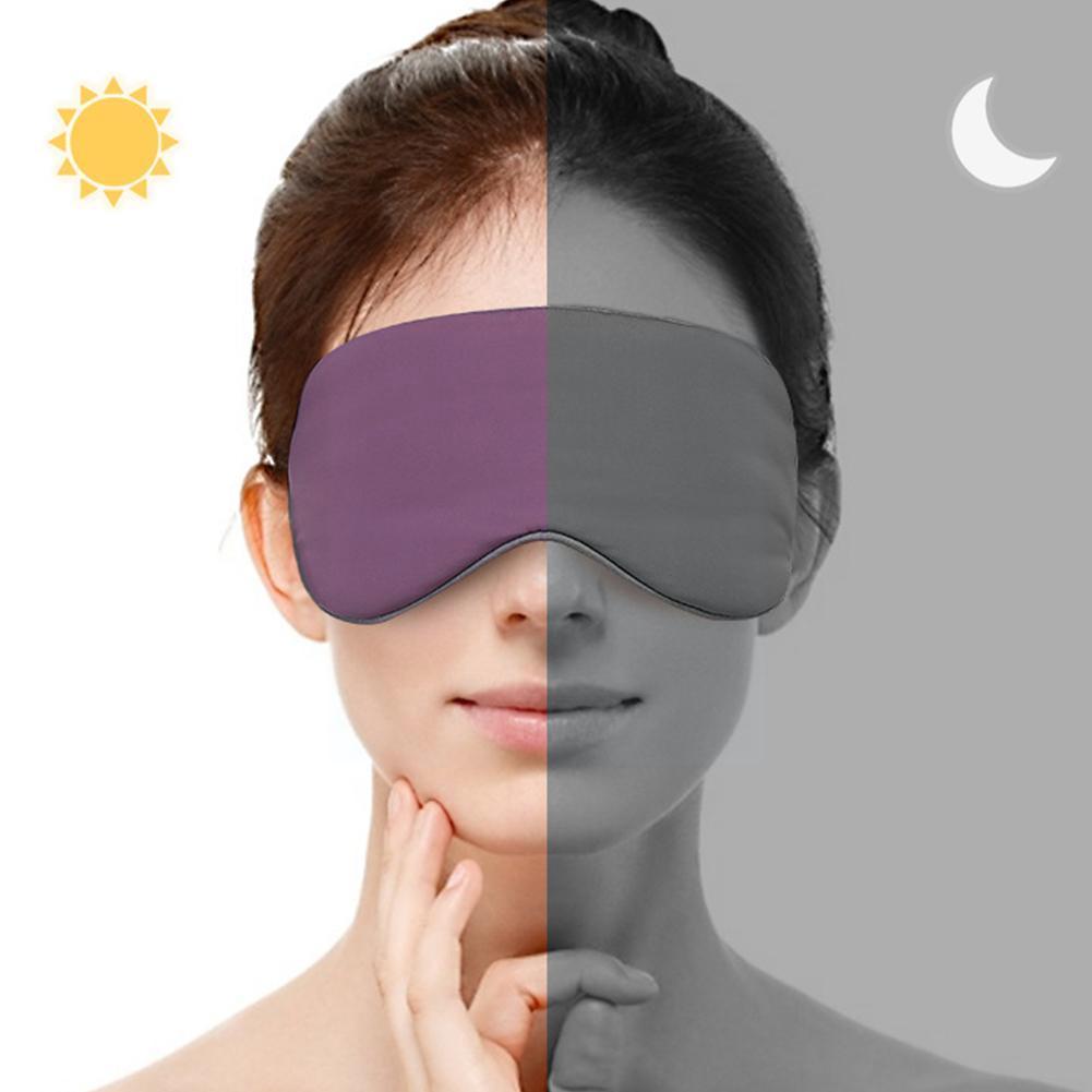 Double-sided Sleep Eye Mask Shading Natural Sleep To Ice Eye Breathable Relieve Help Relax Eyepatch Shredded Sleep Rest Fat Y3Z5