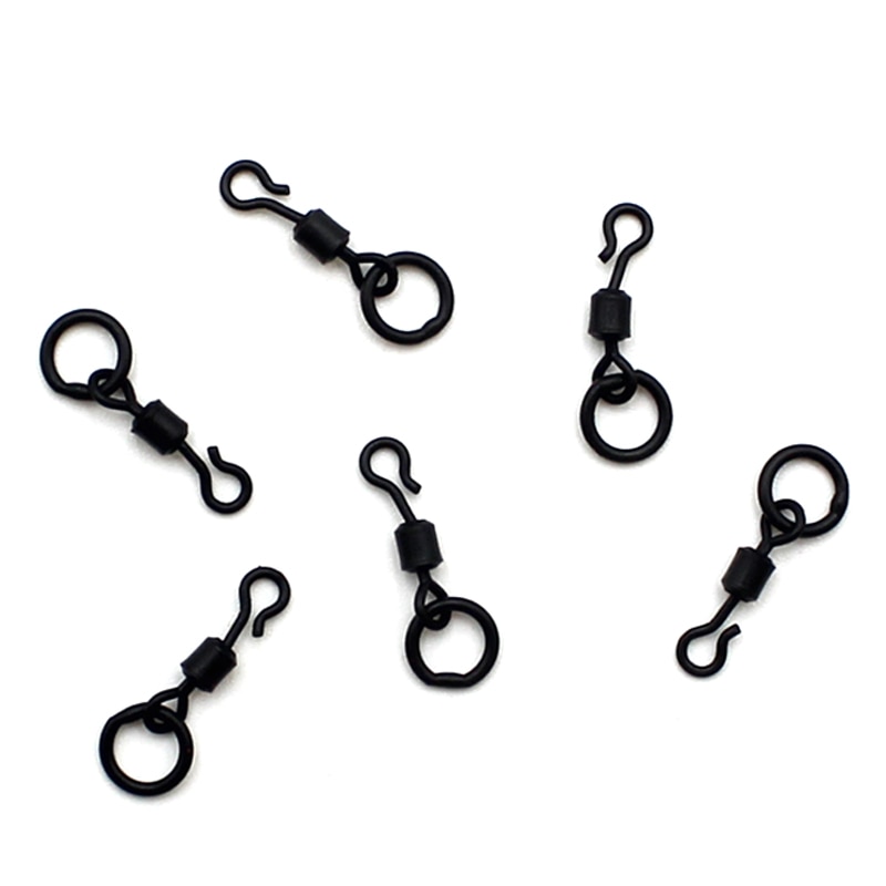 20 stk spinner svivel ronnie rigg størrelse 11 terminal takle karpe fiske ronnie svivel popup karpe takle rask endring svinger