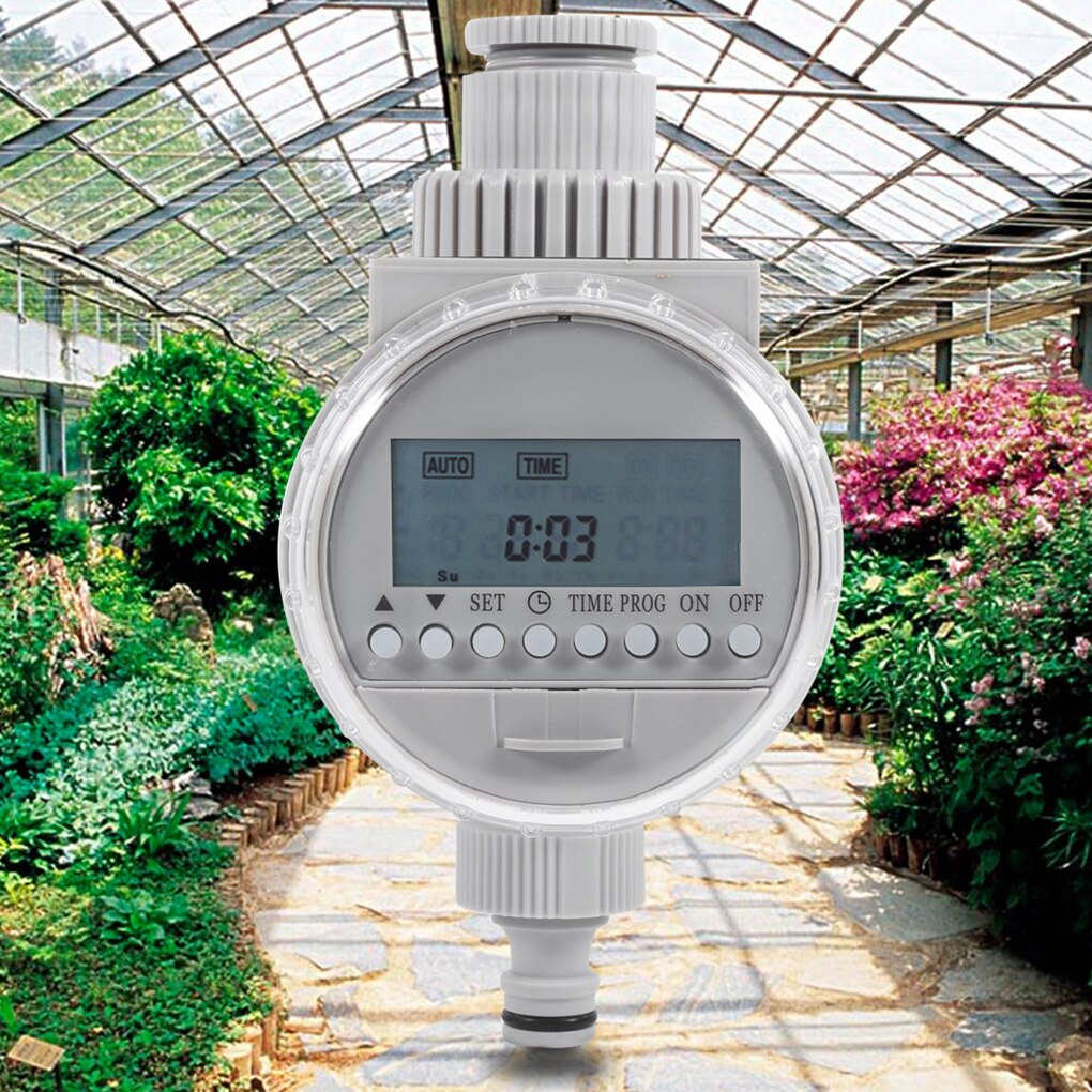 Solar Power Digital Automatic Watering Timer Water Saving Irrigation Controller LCD Display Home Garden Supplies