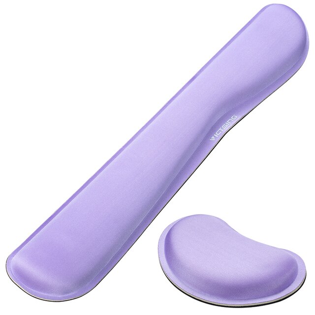 VicTsing PC148-almohadilla para reposabrazos mecánico, reposamuñecas para ratón, cómoda y duradera, para PC, Gamer y oficina: Purple